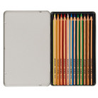 LYRA GRADUATE COLORED PENCILS SET IN METAL BOX 12 COLORS.