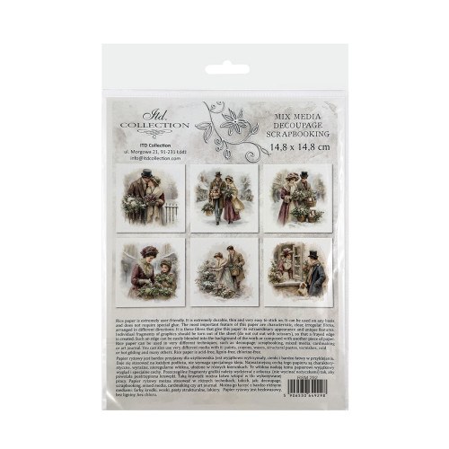 ITD COLLECTION MINI RICE PAPER К-КТ 6БР 14.8X14.8CM - RSM292