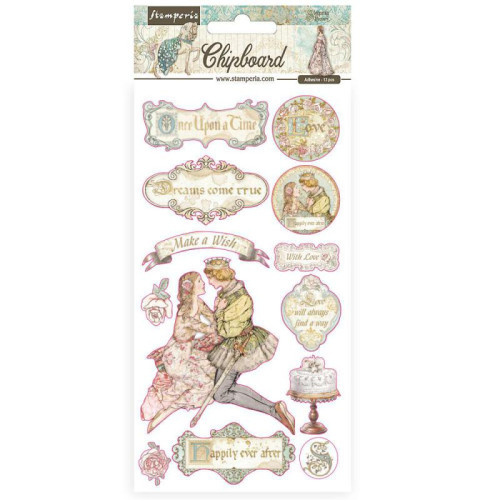 STAMPERIA CARDBOARD FIGURES FOR DECORATION 13 PCS. DFLCB30