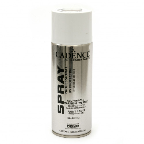 CADENCE АКРИЛНА БОЯ СПРЕЙ 400 ML - БЯЛА 301