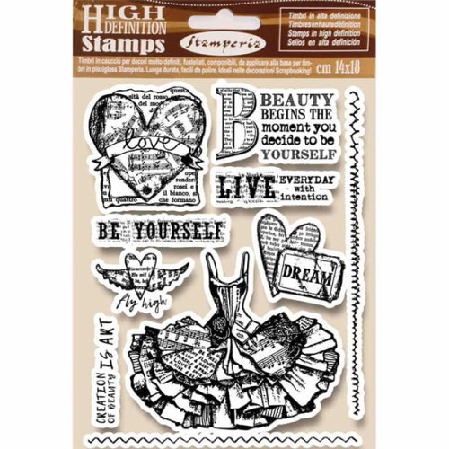 STAMPERIA HIGH DEFINITION STAMPS - ГУМЕНИ ПЕЧАТИ WTKCC165
