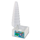 FOLIA SQUARE CARDBOARD BOX - WHITE 8 CM.