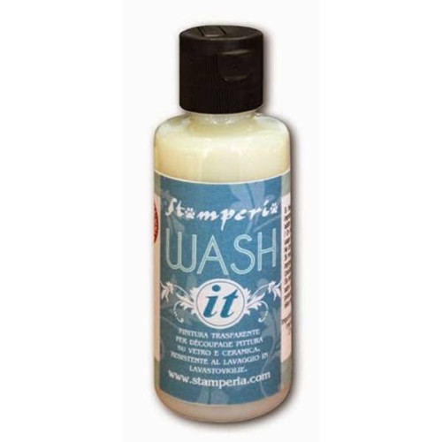 STAMPERIA WASH IT 80 ML - WATER-RESISTANT TOP COAT KE36M