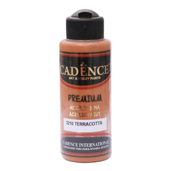 CADENCE АКРИЛНА БОЯ PREMIUM 120 МЛ. - TERRACOTTA 3210