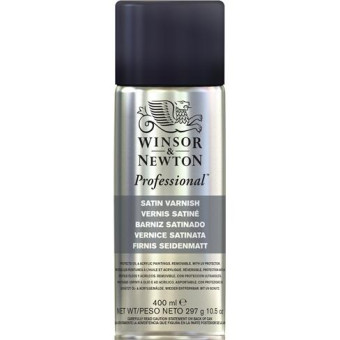W&N AEROSOL FINAL VARNISH SATIN 400ML - 3041984