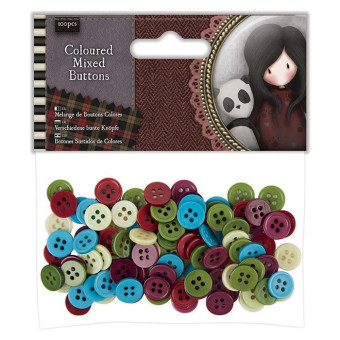 DOCRAFTS DECORATION BUTTONS MIX - GOR 354305