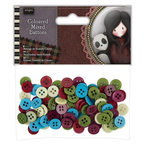 DOCRAFTS DECORATION BUTTONS MIX - GOR 354305