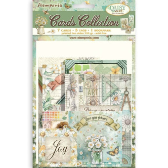 STAMPERIA DAISY ART CARDS COLLECTION - SBCARD38