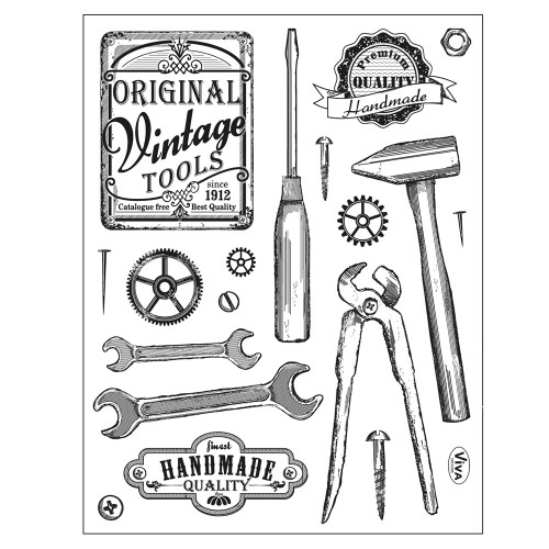 VIVA DECOR СИЛИКОНОВИ ПЕЧАТИ - VINTAGE TOOLS