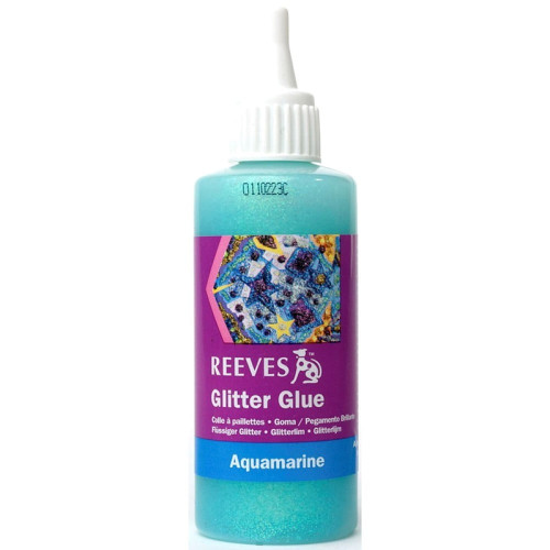 REEVES GLITTER GLUE 100 ML - AQUAMARINE 4760108