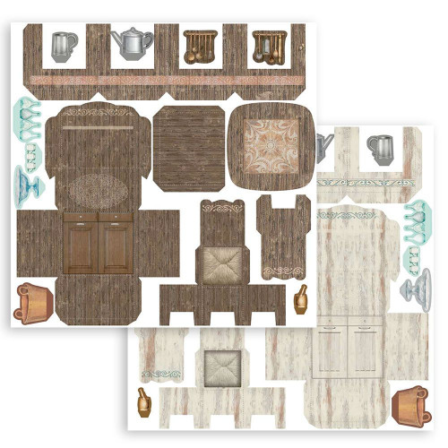 STAMPERIA POP UP KIT 3D CARD - SBPOP09