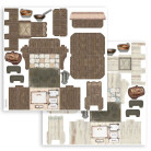 STAMPERIA POP UP KIT 3D CARD - SBPOP09