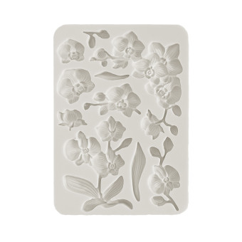 STAMPERIA ORCHIDS AND CATS SILICONE MOLD KACMA521