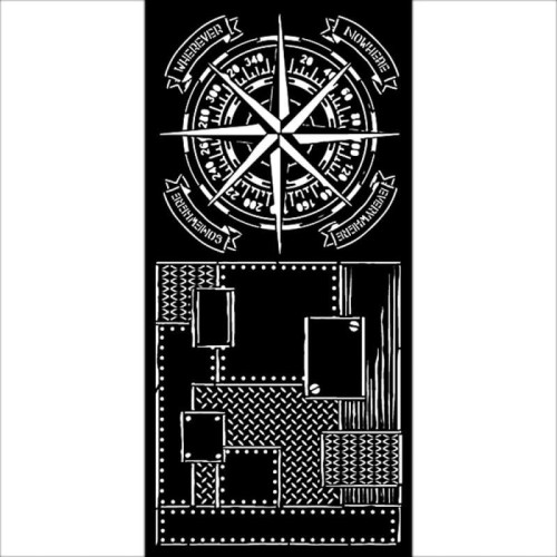 STAMPERIA MEDIA STENCIL - STENCIL 12 X 25 CM - KSTDL53