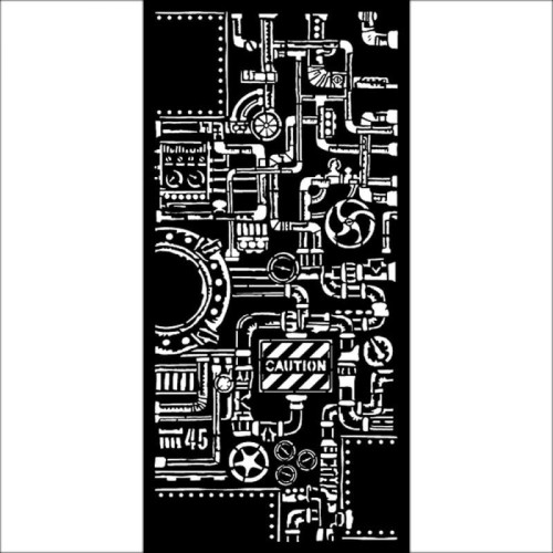 STAMPERIA MEDIA STENCIL - TEMPLATE 12 X 25 CM - KSTDL54