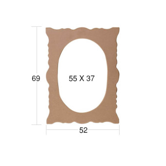 NEWART MDF FRAME 69/52CM FOR PHOTO/MIRROR 53/36CM - AY 158