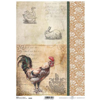 ITD COLLECTION ДЕКУПАЖНА ОРИЗОВА ХАРТИЯ А4 - R1090