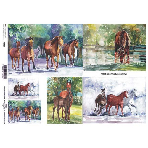 ITD COLLECTION DECOUPAGE RICE PAPER A4 - R1218