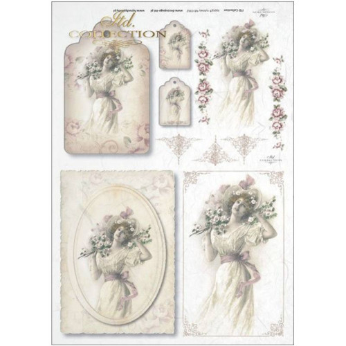 ITD COLLECTION ДЕКУПАЖНА ОРИЗОВА ХАРТИЯ А4 - R0362