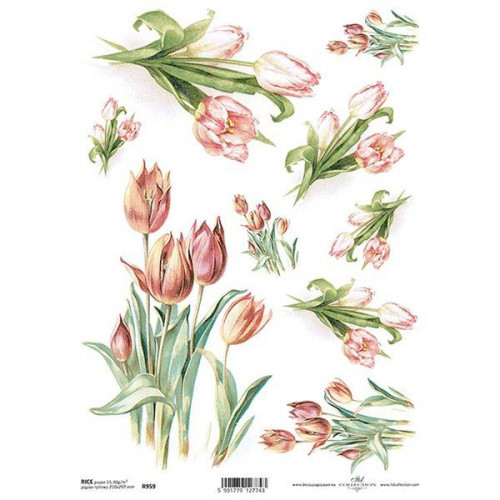 ITD COLLECTION ДЕКУПАЖНА ОРИЗОВА ХАРТИЯ А4 - R0959