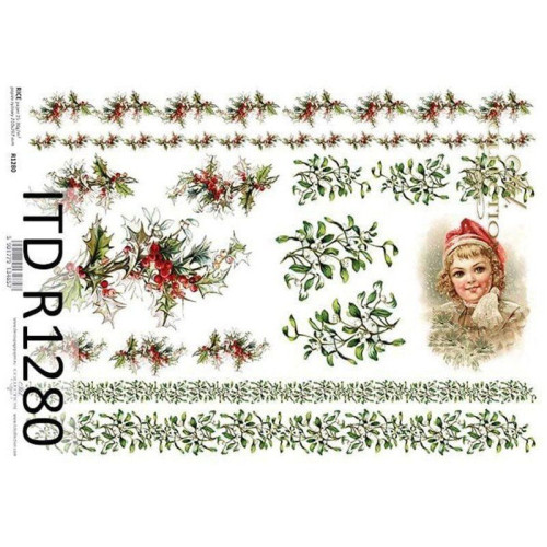 ITD COLLECTION ДЕКУПАЖНА ОРИЗОВА ХАРТИЯ А4 - R1280
