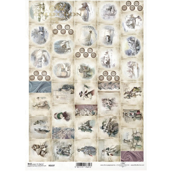 ITD COLLECTION ДЕКУПАЖНА ОРИЗОВА ХАРТИЯ А4 - R2137