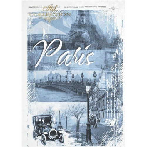 ITD COLLECTION DECOUPAGE RICE PAPER A4 - R0231