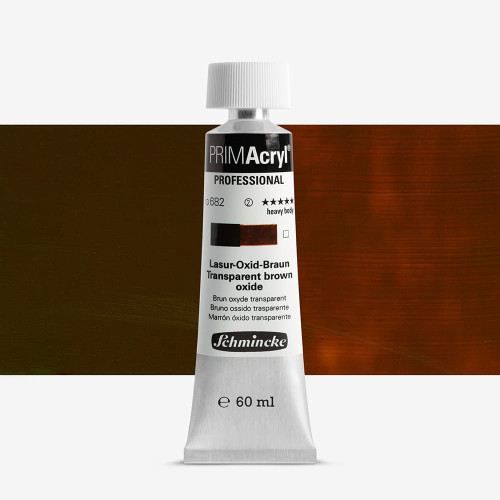 SCHMINCKE АКРИЛНА БОЯ 60 МЛ PRIMACRYL TRANSP BROWN OXIDE