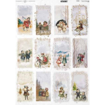 ITD COLLECTION DECOUPAGE RICE PAPER A3 - R0352L