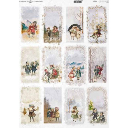 ITD COLLECTION DECOUPAGE RICE PAPER A3 - R0352L