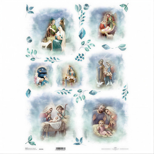 ITD COLLECTION DECOUPAGE RICE PAPER A3 - R472L
