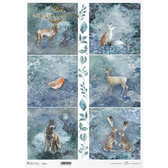 ITD COLLECTION DECOUPAGE RICE PAPER A3 - R0477L
