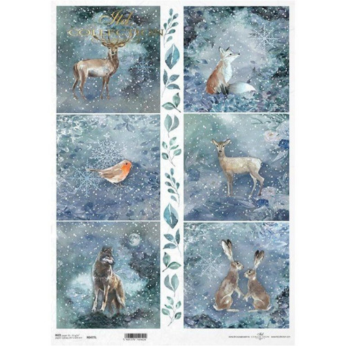 ITD COLLECTION DECOUPAGE RICE PAPER A3 - R0477L