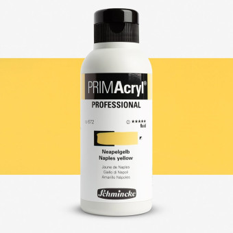 SCHMINCKE АКРИЛНА БОЯ 250 МЛ PRIMACRYL NAPLES YELLOW FLUID