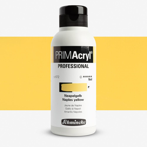 SCHMINCKE АКРИЛНА БОЯ 250 МЛ PRIMACRYL NAPLES YELLOW FLUID