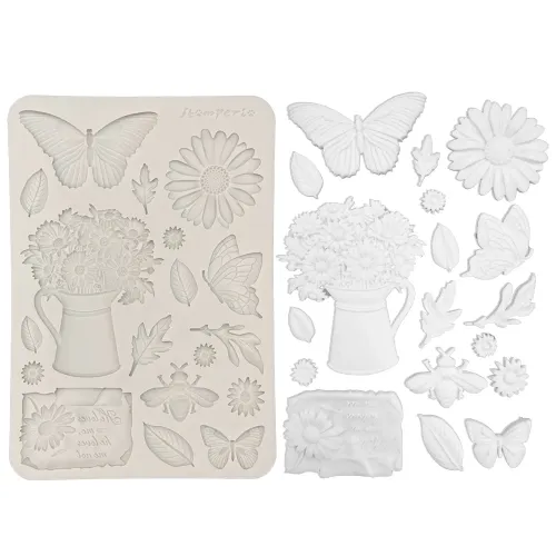 STAMPERIA DAISY ART SILICONE MOLD KACMA603