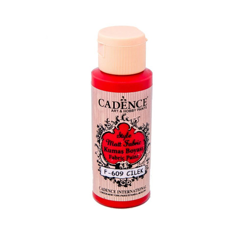 CADENCE TEXTILE PAINT STYLE MATT 59 ML - STRAWBERRY F-609