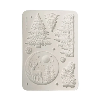 STAMPERIA CLASSIC CHRISTMAS SILICONE MOLD KACMA617