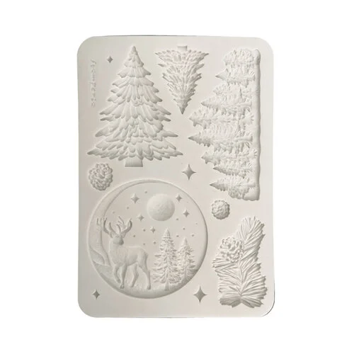STAMPERIA CLASSIC CHRISTMAS SILICONE MOLD KACMA617