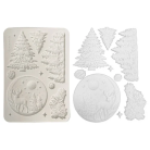 STAMPERIA CLASSIC CHRISTMAS SILICONE MOLD KACMA617