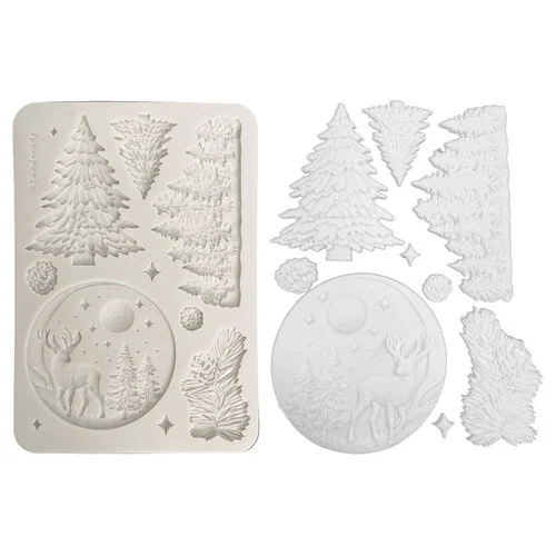 STAMPERIA CLASSIC CHRISTMAS SILICONE MOLD KACMA617