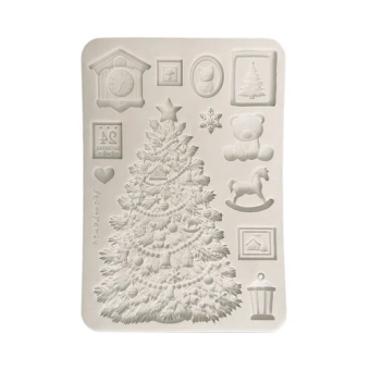 STAMPERIA CLASSIC CHRISTMAS SILICONE MOLD KACMA621
