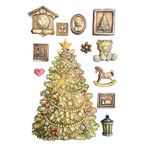 STAMPERIA CLASSIC CHRISTMAS SILICONE MOLD KACMA621