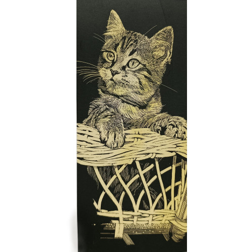 REEVES DRAWING SET WITH SKETCHING - GOLD MINI KITTEN