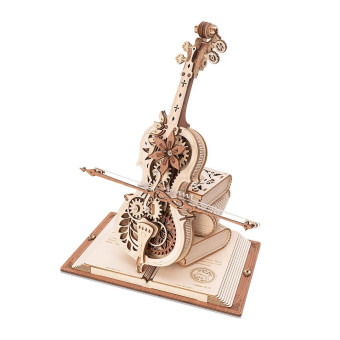 ROBOTIME 3D ДЪРВЕН ПЪЗЕЛ MAGIC CELLO 199 ЧАСТИ AMK63
