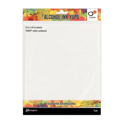 TIM HOLTZ ALCOHOL INK PAPER 25.4/20.3 CM, 5 SHEETS.
