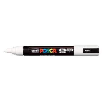 POSCA АКРИЛЕН МАРКЕР PC-5M, 1.8-2.5 MM - WHITE