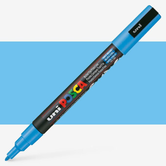 POSCA АКРИЛЕН МАРКЕР PC-3M, 0.9-1.3 MM - BLUE