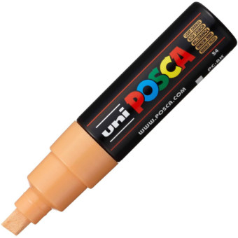POSCA ACRYLIC MARKER PC-8K, 8 MM - LIGHT ORANGE