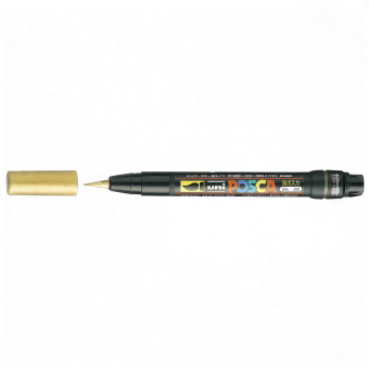 POSCA АКРИЛЕН МАРКЕР PCF-350 BRUSH - GOLD